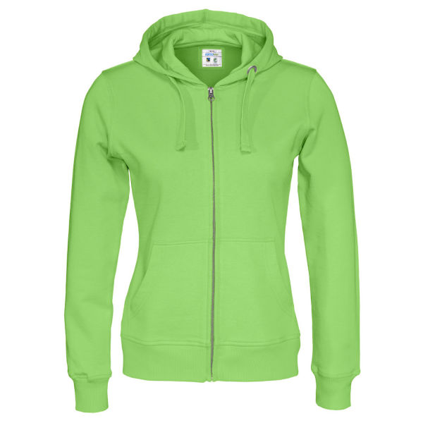 Cottover Gots Full Zip Hood Lady green L