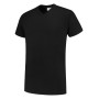 T-shirt V Hals 101007 Black XXL