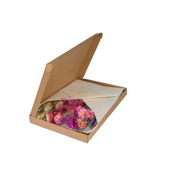 Droogbloemen-Roze-In een doosje