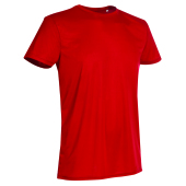 Stedman T-shirt Interlock Active-Dry SS for him 1935C Crimson Red-XL
