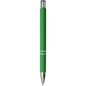 Moneta soft touch balpen met klikmechanisme - Groen