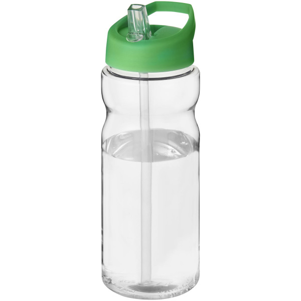 H2O Active® Base 650 ml spout lid sport bottle - Transparent/Green