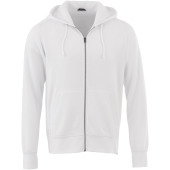 Cypress unisex hoody met ritssluiting - Wit - XXS
