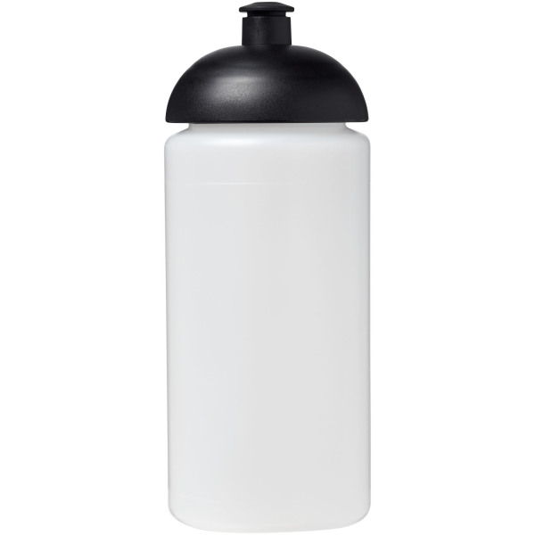 Baseline® Plus grip 500 ml dome lid sport bottle - Transparent/Solid black
