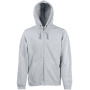 Men's Premium Full Zip Hooded Sweatshirt (62-034-0) Heather Grey L