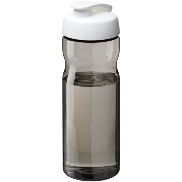 H2O Active® Base Tritan™ 650 ml sportfles met klapdeksel - Charcoal/Wit