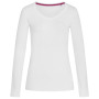Stedman T-shirt V-neck Claire LS for her white S