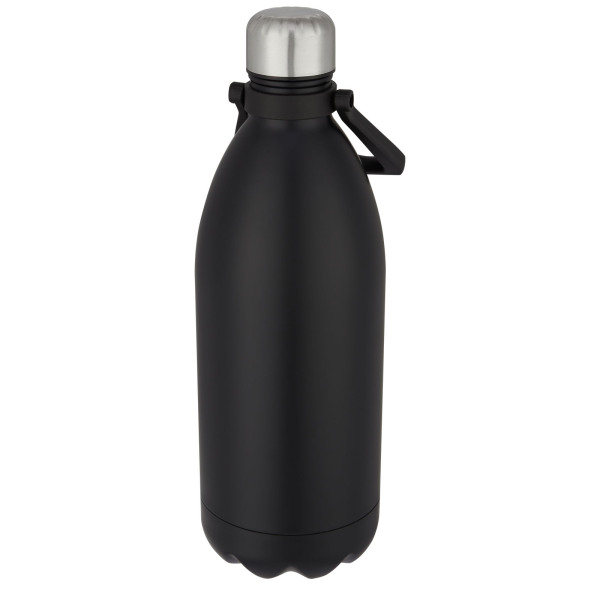 Cove 1,5 liter vacuüm geïsoleerde roestvrijstalen fles - Zwart