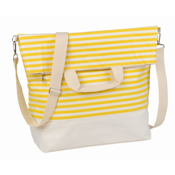 JUIST - Beach bag beige, yellow JUIST - Beach bag beige, yellow
