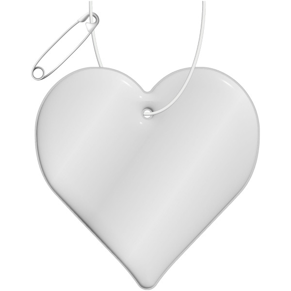 RFX™ H-09 reflecterende pvc hanger met hart