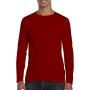 Gildan Mens Softstyle® Long Sleeve Tee - Red - S