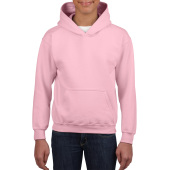 Gildan Sweater Hooded HeavyBlend for kids Light Pink XS