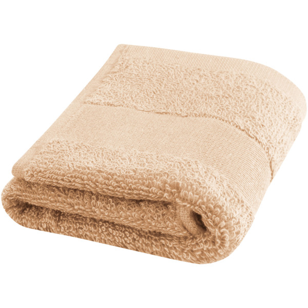 Sophia handdoek 30 x 50 cm van 450 g/m² katoen - Beige