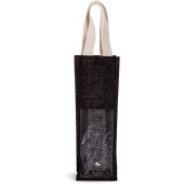 Flessentas van jute Black / Silver One Size