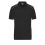 Men's  Workwear Polo - SOLID - - black - 6XL