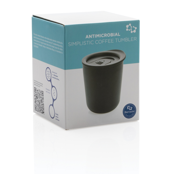 Antimicrobiële koffiebeker, zwart