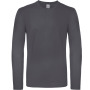 #E150 Men's T-shirt long sleeve Dark Grey 3XL