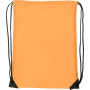 Polyester (210D) drawstring backpack Steffi fluor orange