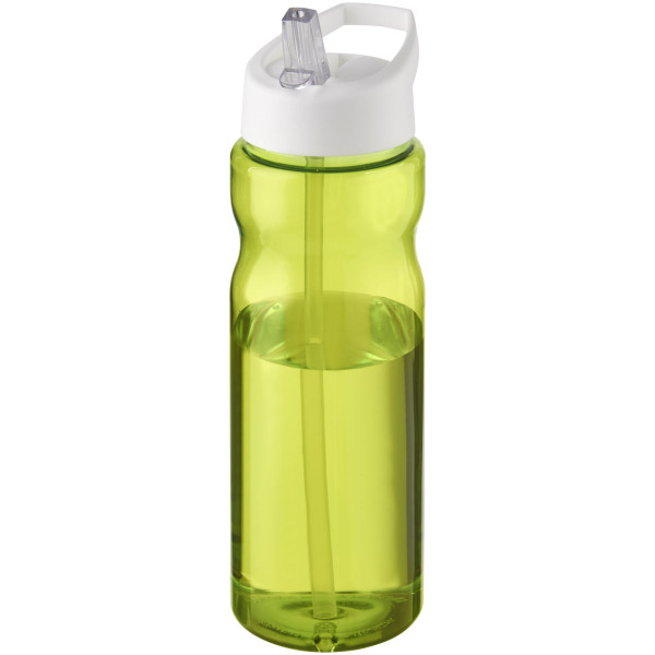 H2O Active® Base 650 ml spout lid sport bottle - Lime/White