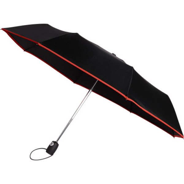 Pongee (190T) umbrella Ben red