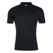 AWDis Cool Smooth Polo Shirt, Jet Black, 3XL, Just Cool
