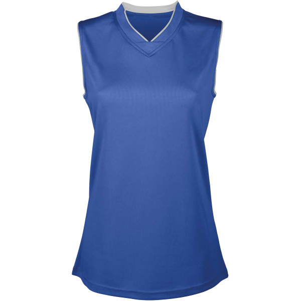 Damesbasketbalshirt Sporty Royal Blue XXL