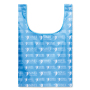 Foldable vest shopping bag with inside pocket