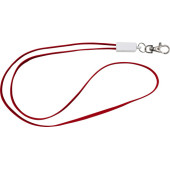 TPE 2-in-1 keycord Marguerite rood