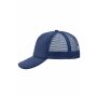 MB070 5 Panel Polyester Mesh Cap - navy - one size