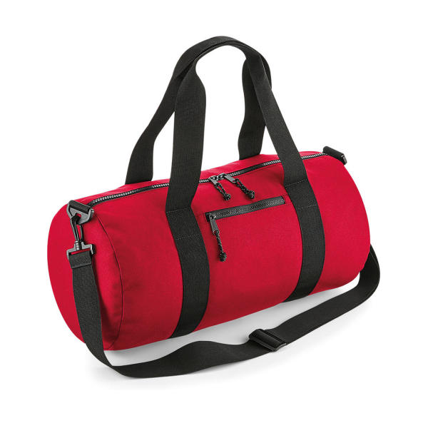 Recycled Barrel Bag - Classic Red