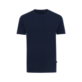 Iqoniq Bryce t-shirt i genanvendt bomuld, marine blå (L)