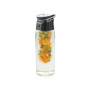 Lockable infuser bottle, transparent