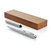 Laser pointer pen 4-in-1 Zilver