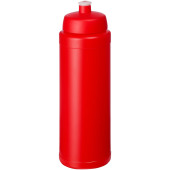 Baseline® Plus grip 750 ml sportfles met sportdeksel - Rood