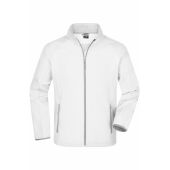 Men's Promo Softshell Jacket - white/white - S