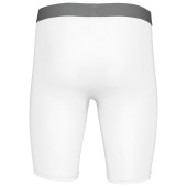Long base layer sports shorts White XS