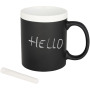 Chalk-write 330 ml ceramic mug - White