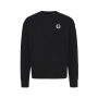 Iqoniq Kruger relaxed recycled cotton crew neck, black (L)