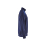 Sweatshirt bi-colour met halve rits Sweatshirt bi-colour met halve rits