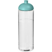 H2O Active® Vibe 850 ml sportfles met koepeldeksel - Transparant/Aqua blauw