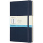 Moleskine Classic L hardcover notitieboek - gestippeld - Saffier blauw