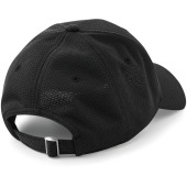 AIR MESH 6 PANEL CAP Black One Size