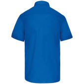 Ace - Heren overhemd korte mouwen Light Royal Blue 6XL