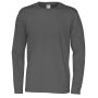 T-Shirt Long Sleeve Man Charcoal XL (GOTS)