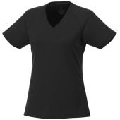 Amery Cool Fit kortärmad V-ringad t-shirt dam - Svart - XS