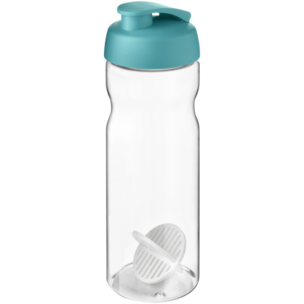 H2O Active® Base 650 ml shaker bottle - Aqua blue/Transparent