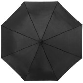 Ida 21.5'' opvouwbare paraplu - Zwart
