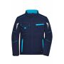 Workwear Softshell Padded Jacket - COLOR - - navy/turquoise - 6XL
