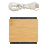 Wynn 5W bamboe draadloze speaker, bruin