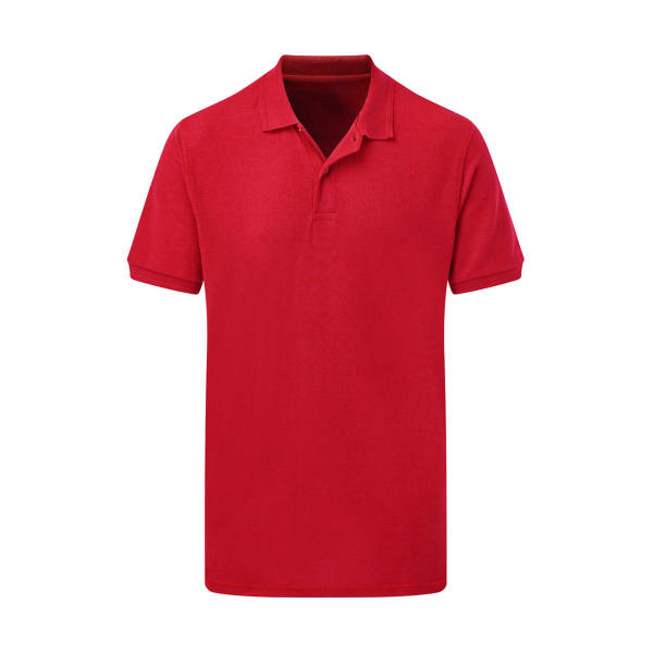 Men's Poly Cotton Polo - Red